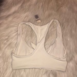 L* Space Tara Bikini Top in Cream Size Small